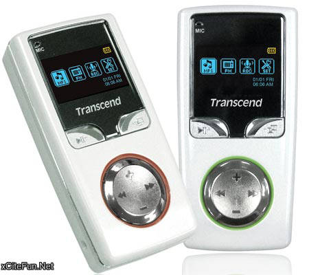 Transcend Tsonic 615 MP3 Player DualColor OLED Display
