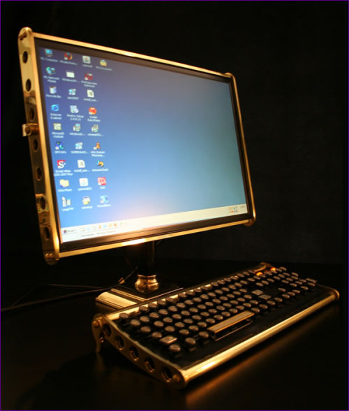 Steampunk LCD mod
