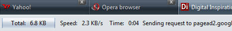 Opera 95 Sleek Metallic Interface with Some Unique Features