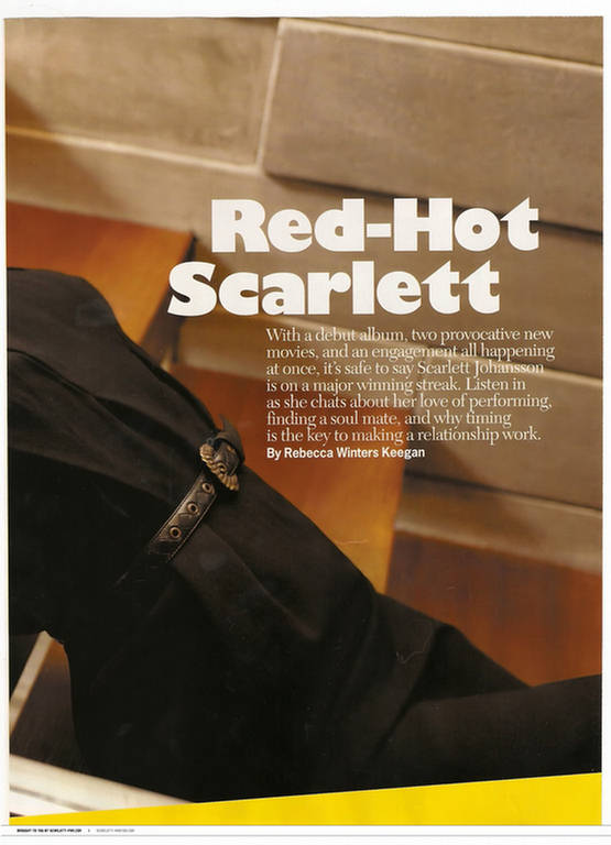 Red Hot Scarlett Johansson Landed The Sexy August Cosmopolit