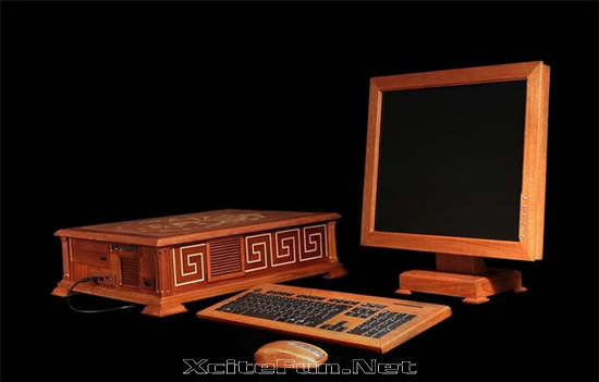 الكمبيوتر الخشبي 11384,xcitefun-wooden-computer-3