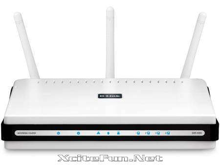 DLink DIR655 ADSL2 Router and Gigabit Network Switch