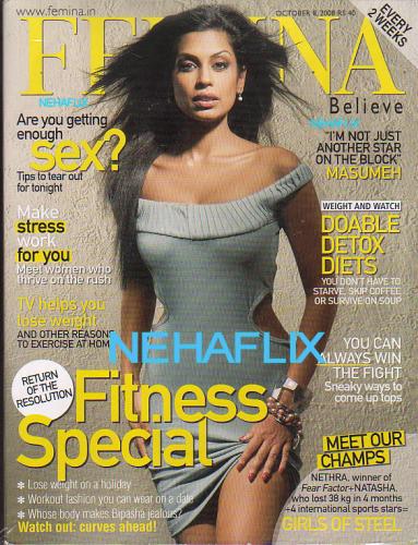 Masumi Makhija Femina Believe Fitness Special Cover Page