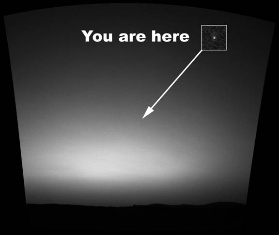 Free Ticket to View Earth from Mars 