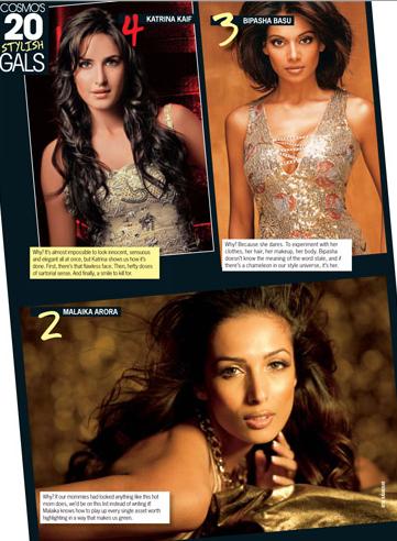 Killer Attitude Cosmo 20 Most Stylish Girls of India