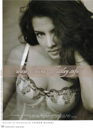 Celina Jaitley Crazy Clicking Satin Photo Shoot