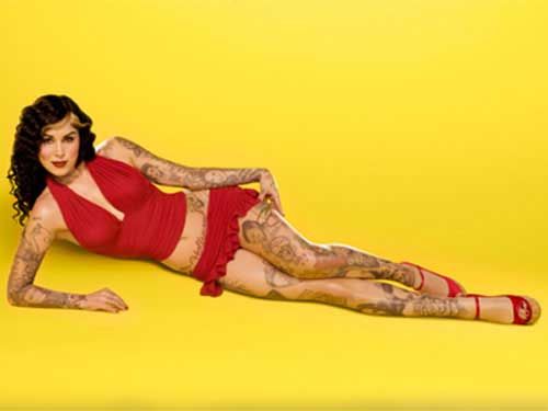 Kat Von D Yin N Yang Hottest Tattoo Body Of 2008