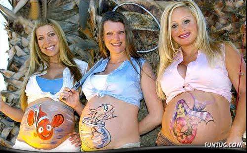 Tattoos on Pregnant Ladies