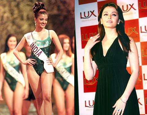 Beauty queens then and now