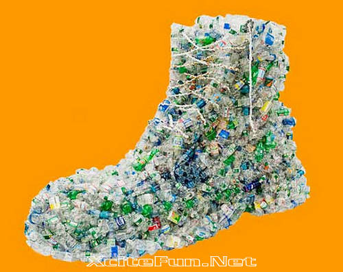 Tim Gaudreau Monster Shoe  Eco Art