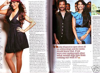 Sonam Kapoor Star Nex Door  Marie Claire India March 2009