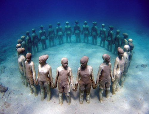 underwater sculptures