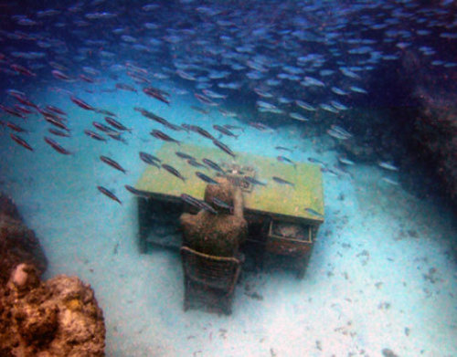 underwater sculptures