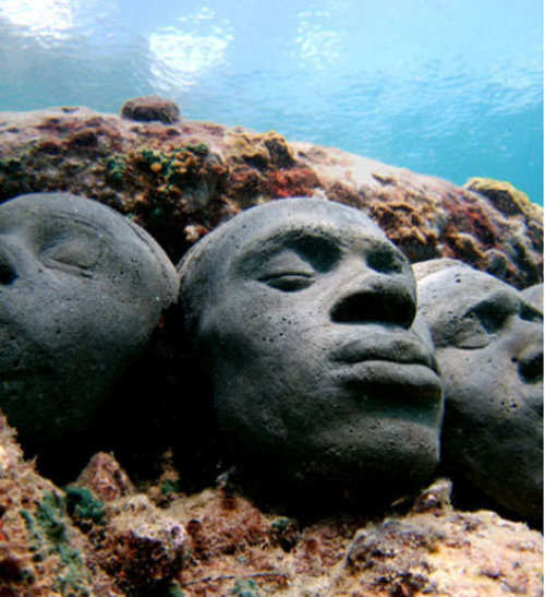 underwater sculptures