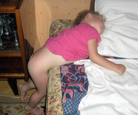 Funny Sleeping Positions