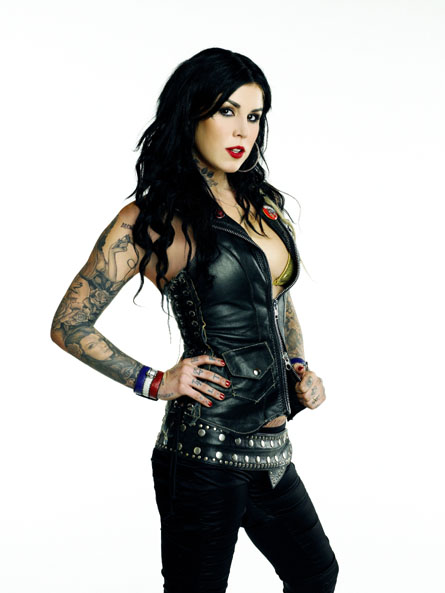 Kat Von D Tatto Artist Photo Shot