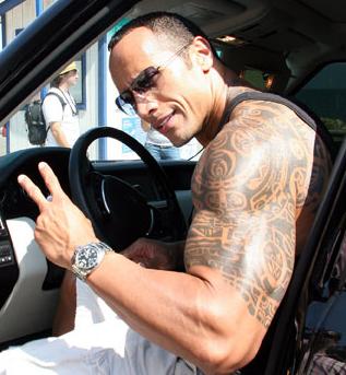 dwayne johnson tattoo