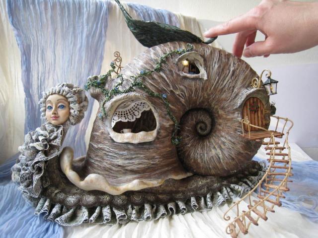 A Must See the beauty inside a snails house bfully arrange