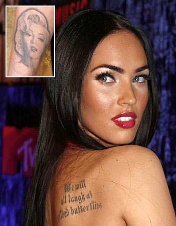 funky celeb tattoos