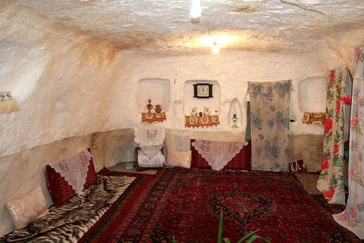 Troglodyte village in IRAN  700 years old