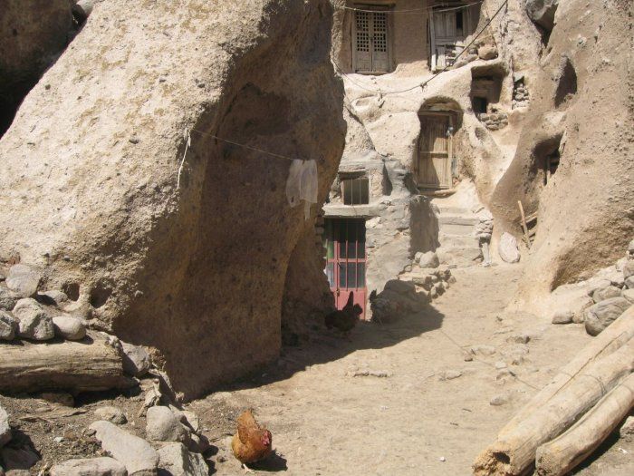 Troglodyte village in IRAN  700 years old