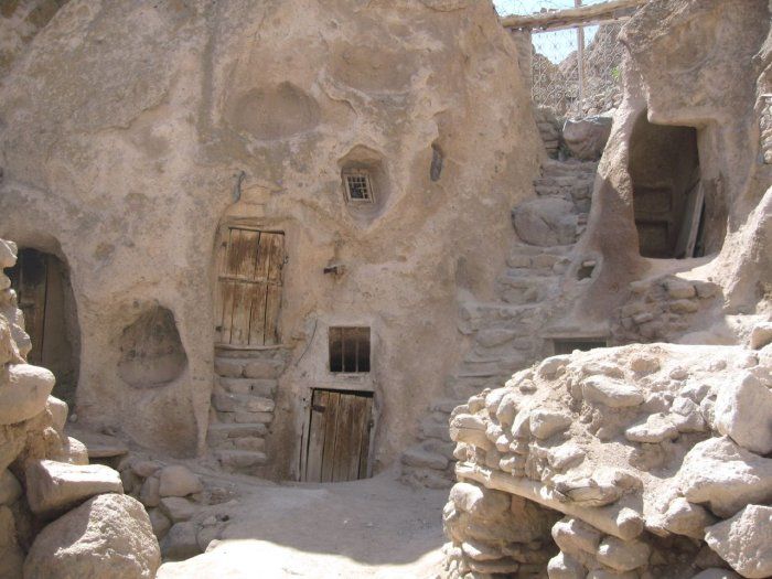 Troglodyte village in IRAN  700 years old