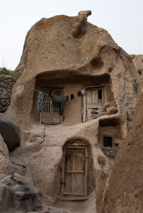 Troglodyte village in IRAN  700 years old