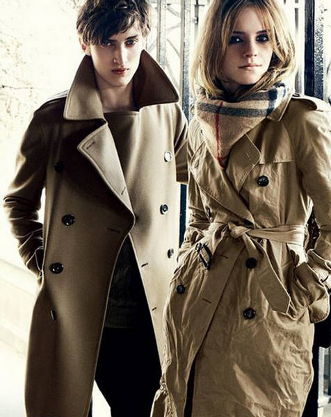 emma watson burberry photoshoot. Emma Watson fronts