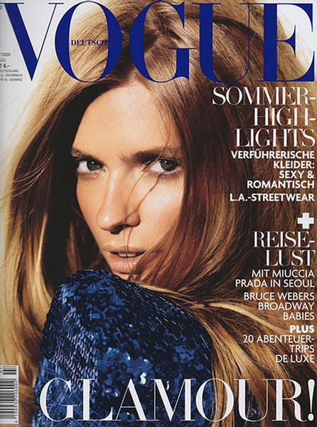 Julia Stegner Vogue Germany Cover Shoot