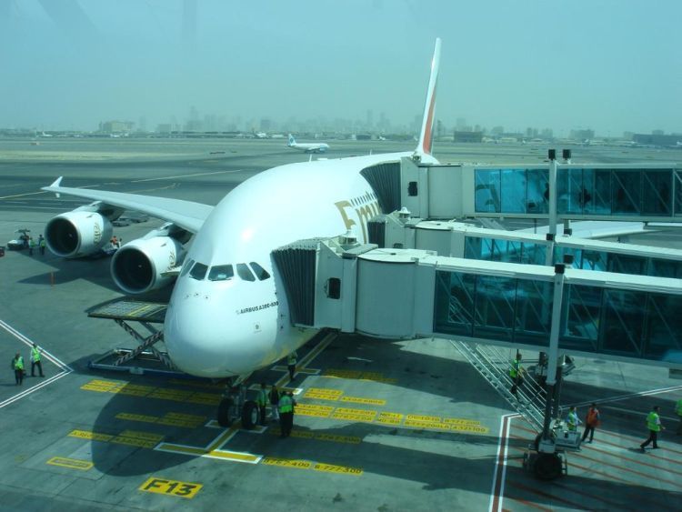 WELCOME ON BORD TO EMIRATES A380