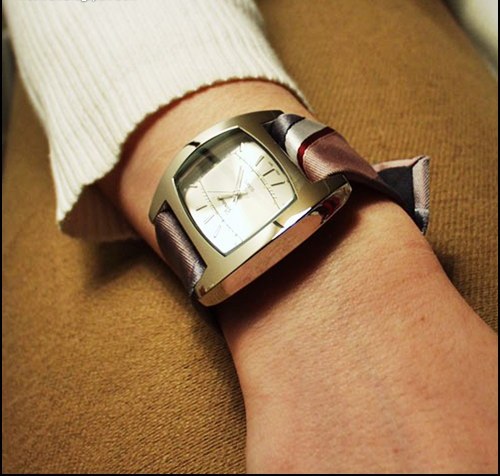 Neckties as straps