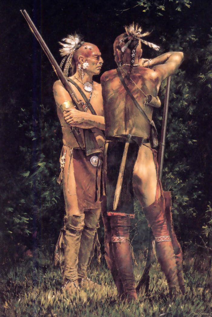 Red Indians Life in paintings Part 1
