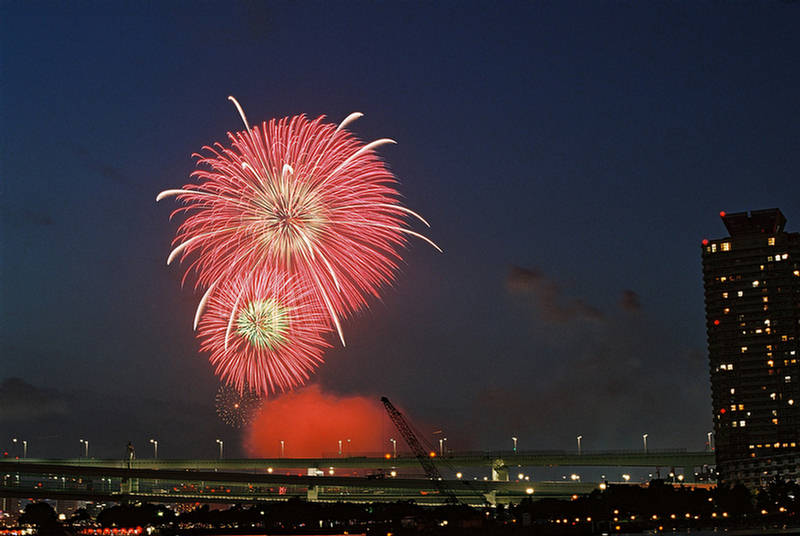 Sparkling Light Displays Of Fireworks