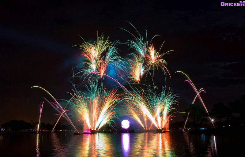 Sparkling Light Displays Of Fireworks
