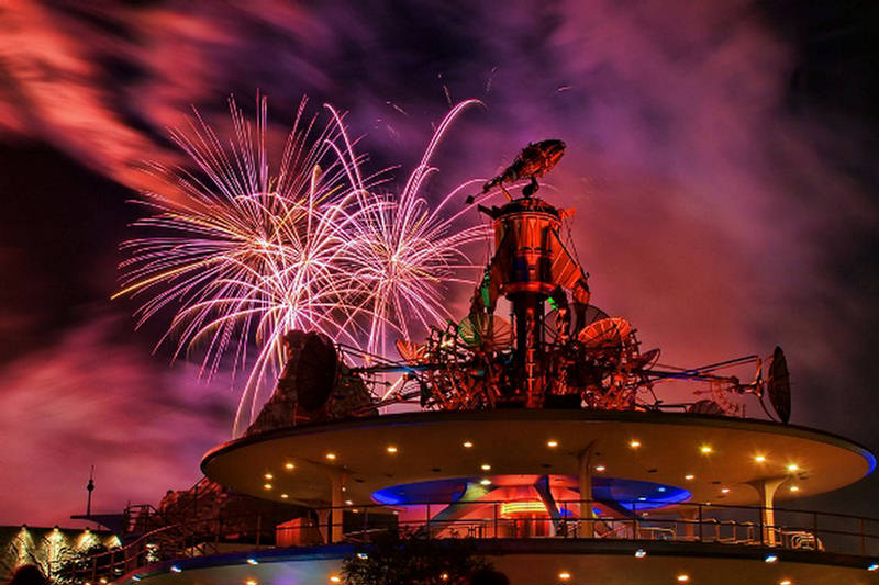 Sparkling Light Displays Of Fireworks