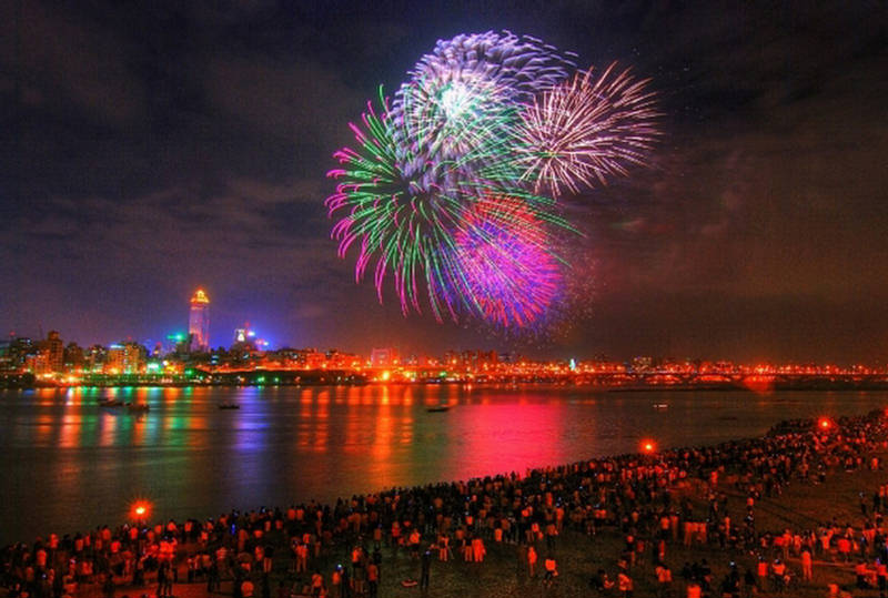 Sparkling Light Displays Of Fireworks