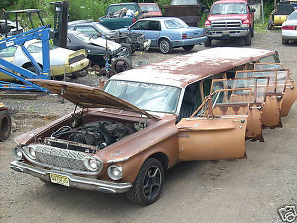 It might look old and rusty but this Dodge is actually a pretty modern car