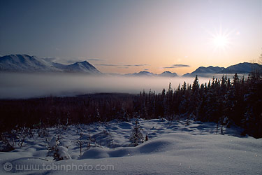 alaska winter landscape