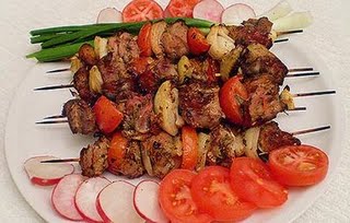 Make a dish       Shashlik