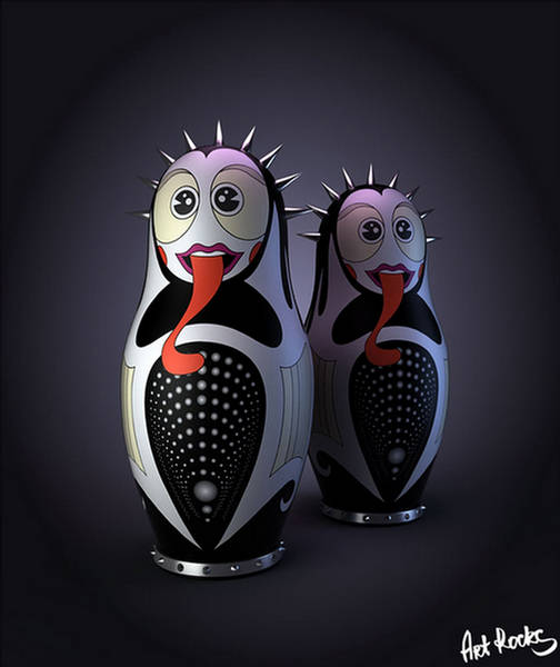 Matryoshka Russian Nesting Dolls  Art Rocks