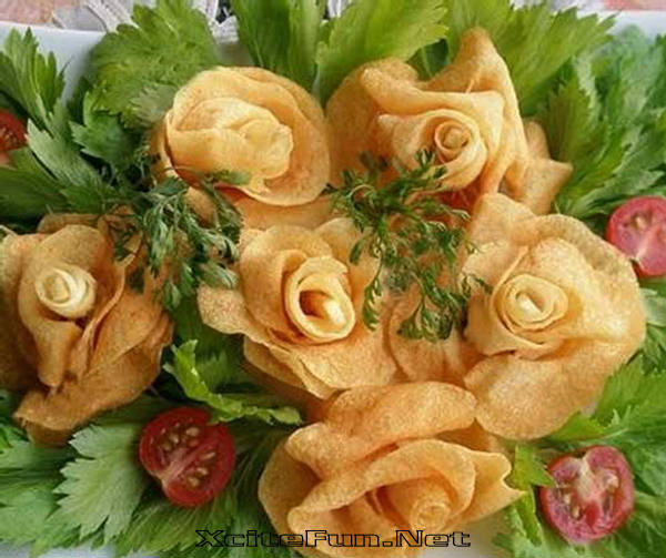Potato Roses Russian Cuisine