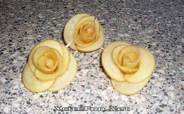 Potato Roses Russian Cuisine