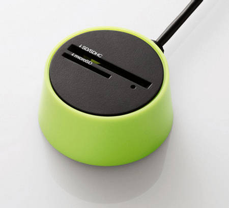 Elecom MultiMemory Card Reader with Magnetic Bottom