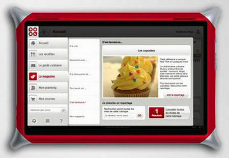 QOOQ Kitchen Computer  Store Recipes in Digital Form