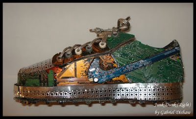Junk Dunk Made Out Of Garbage