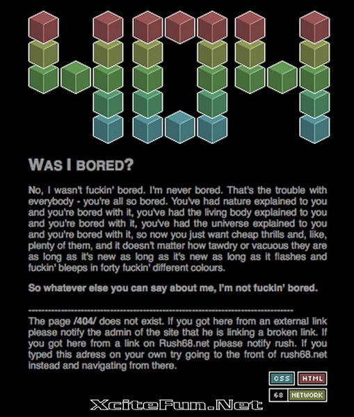 Error 404 Page Not Found or Broken Link