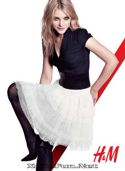 Jessica Stam HampM Shades of Fall Winter 2009