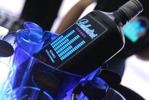 LightUp Whisky Bottles for Flashy Nightclubs