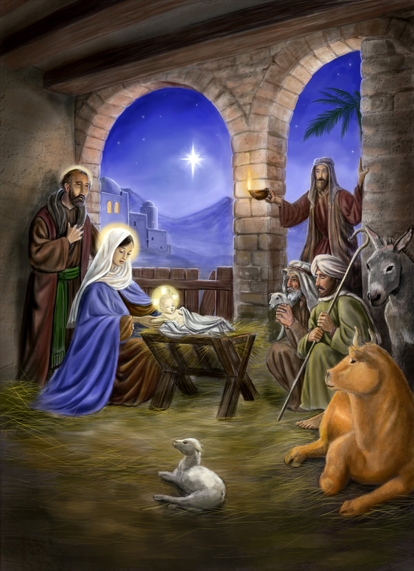 clip art christmas nativity scenes - photo #37