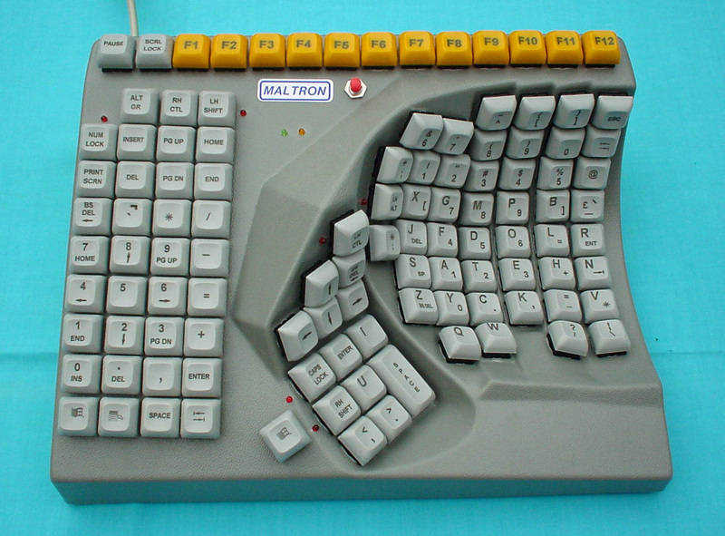 Maltron One Handed Keyboards - XciteFun.net